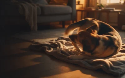 ¿Por qué los perros dan vueltas antes de tumbarse?